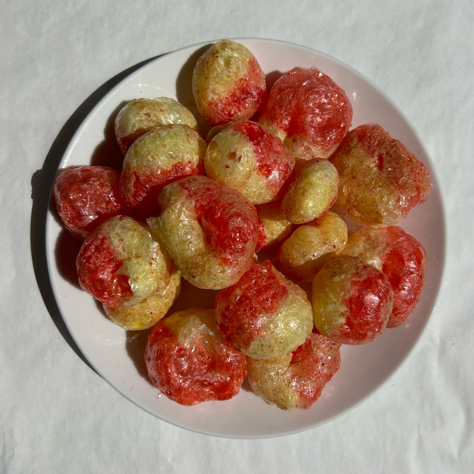 Peach Rings with Chamoy & Tajin